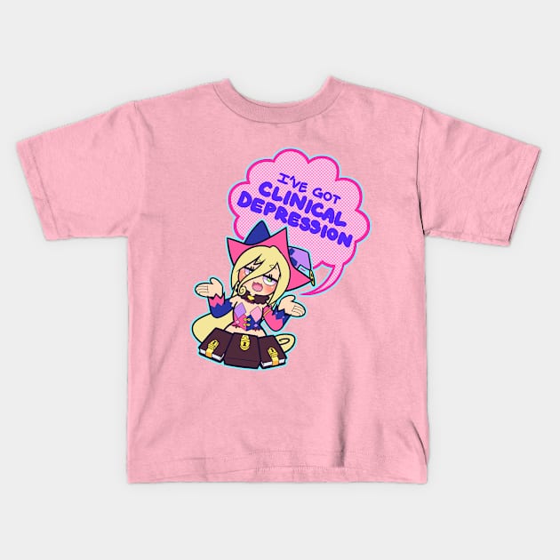 Well, she does. Kids T-Shirt by stareez